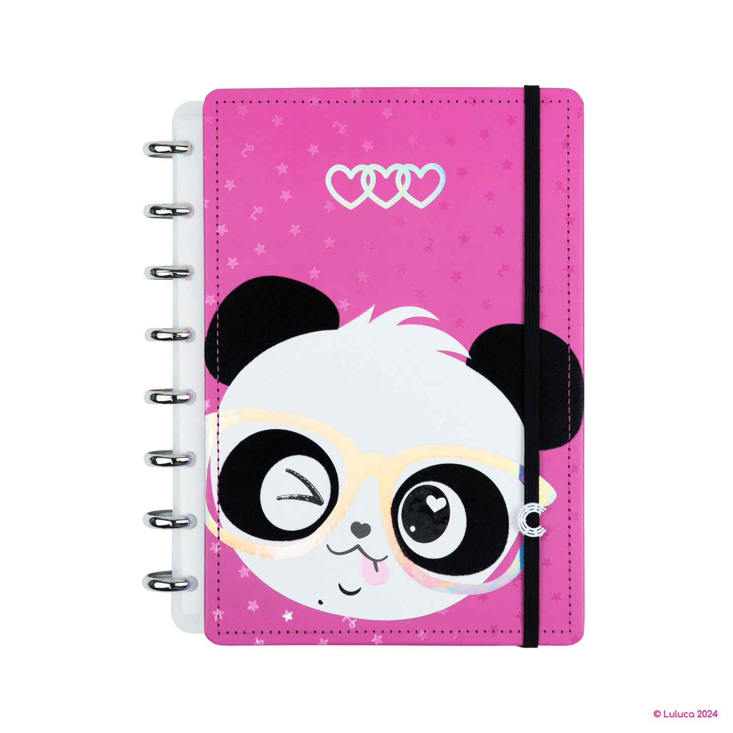 CADERNO PANDALU GLOW BY LULUCA