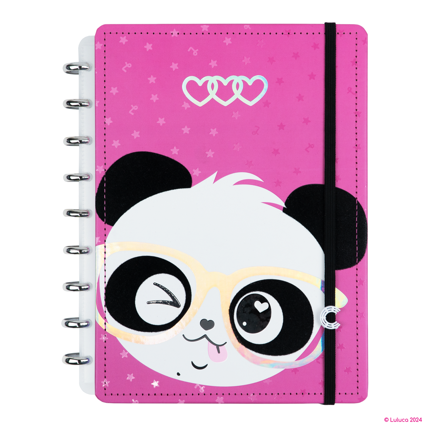 CADERNO PANDALU GLOW BY LULUCA