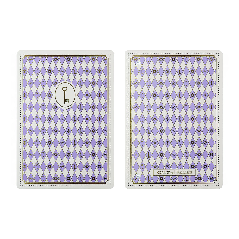 Capa e contracapa Purple Key by Isabela Akkari