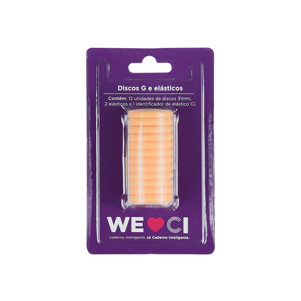 Discos + Elástico Laranja dos Trópicos