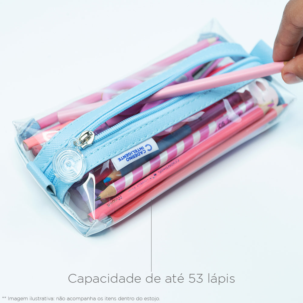 ESTOJO CRYSTAL 2.0 AZUL Caderno Inteligente ®