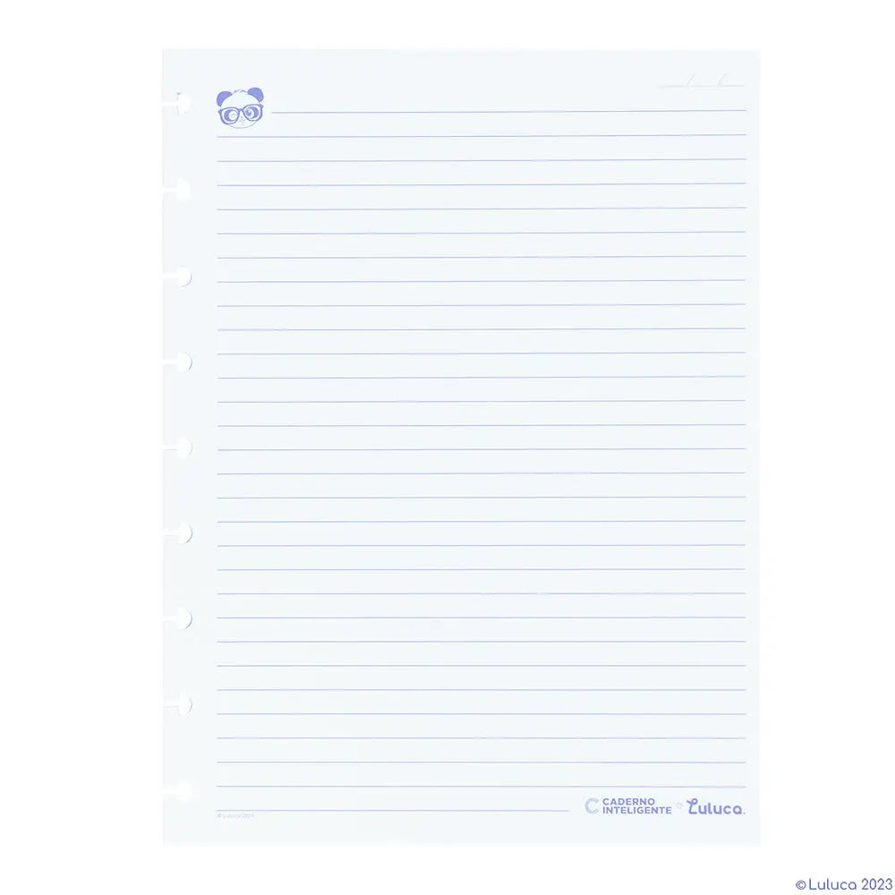 REFIL PAUTADO BY LULUCA Caderno Inteligente ®