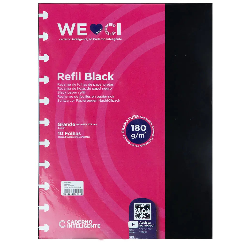 Refil Black Caderno Inteligente ®