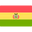 Bandeira da Bolívia.