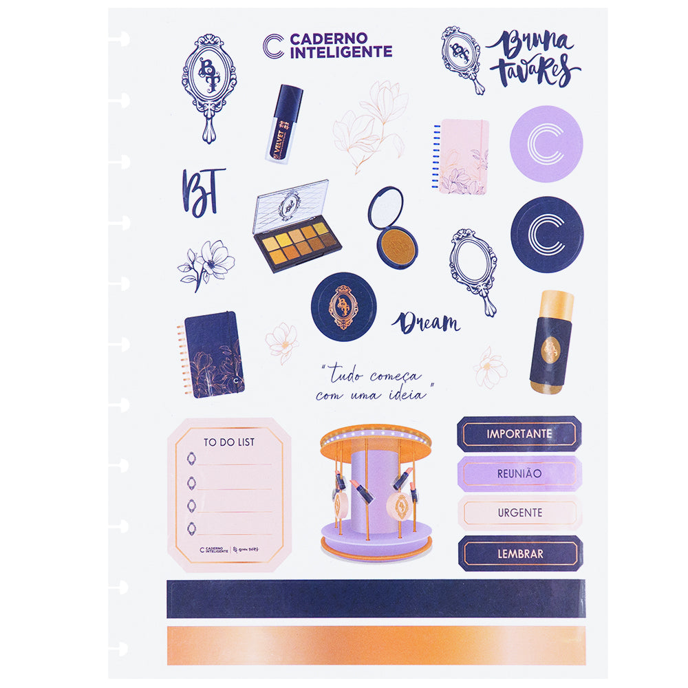 FOLHA DE ADESIVOS BT