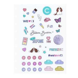 Folha de Adesivos Butterfly