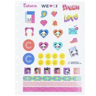 FOLHA DE ADESIVOS LULUCA LULIKE