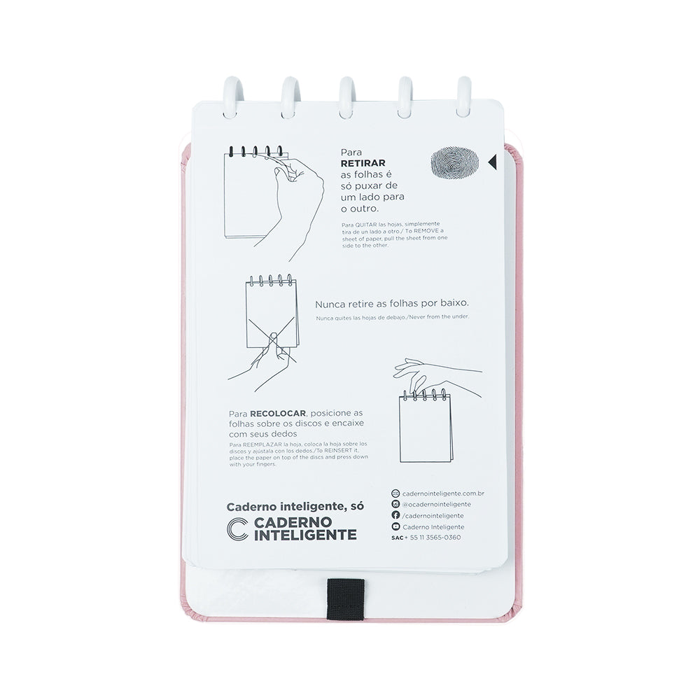 Folha de informações.