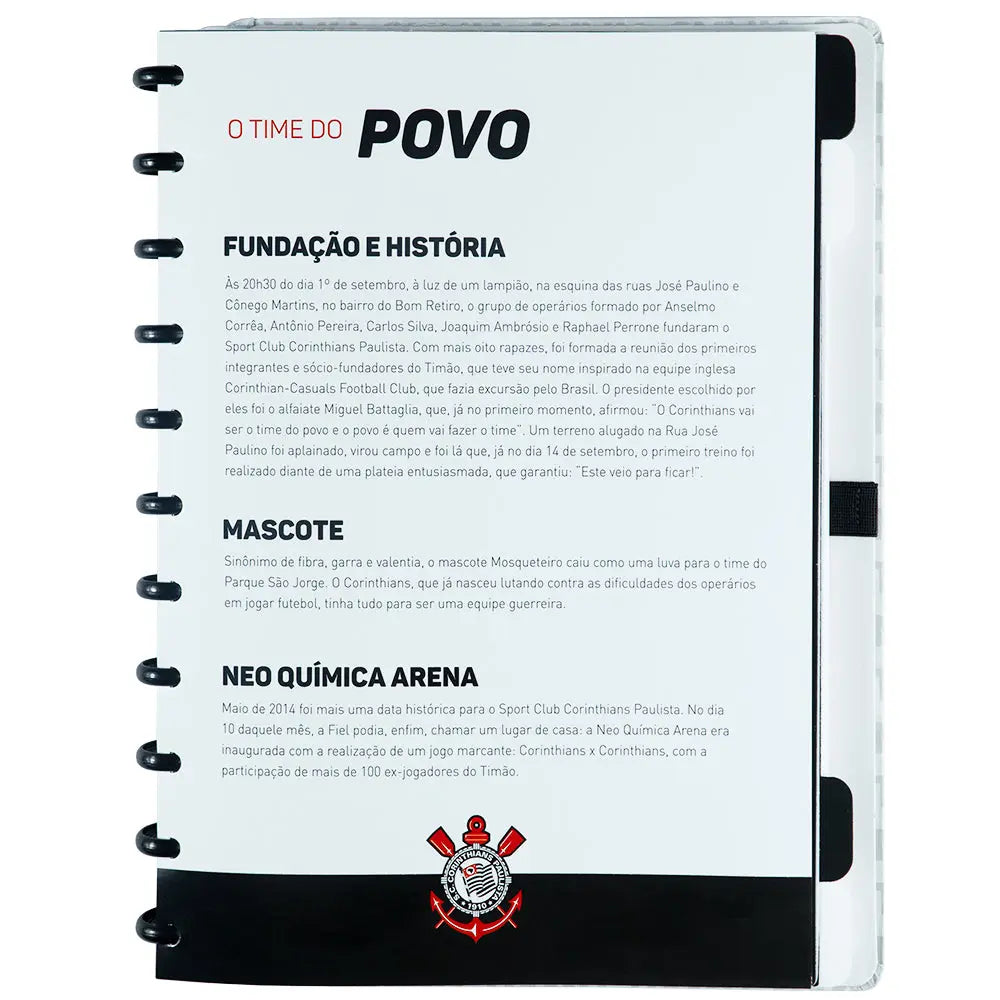 CADERNO CORINTHIANS TIMAO Caderno Inteligente ®