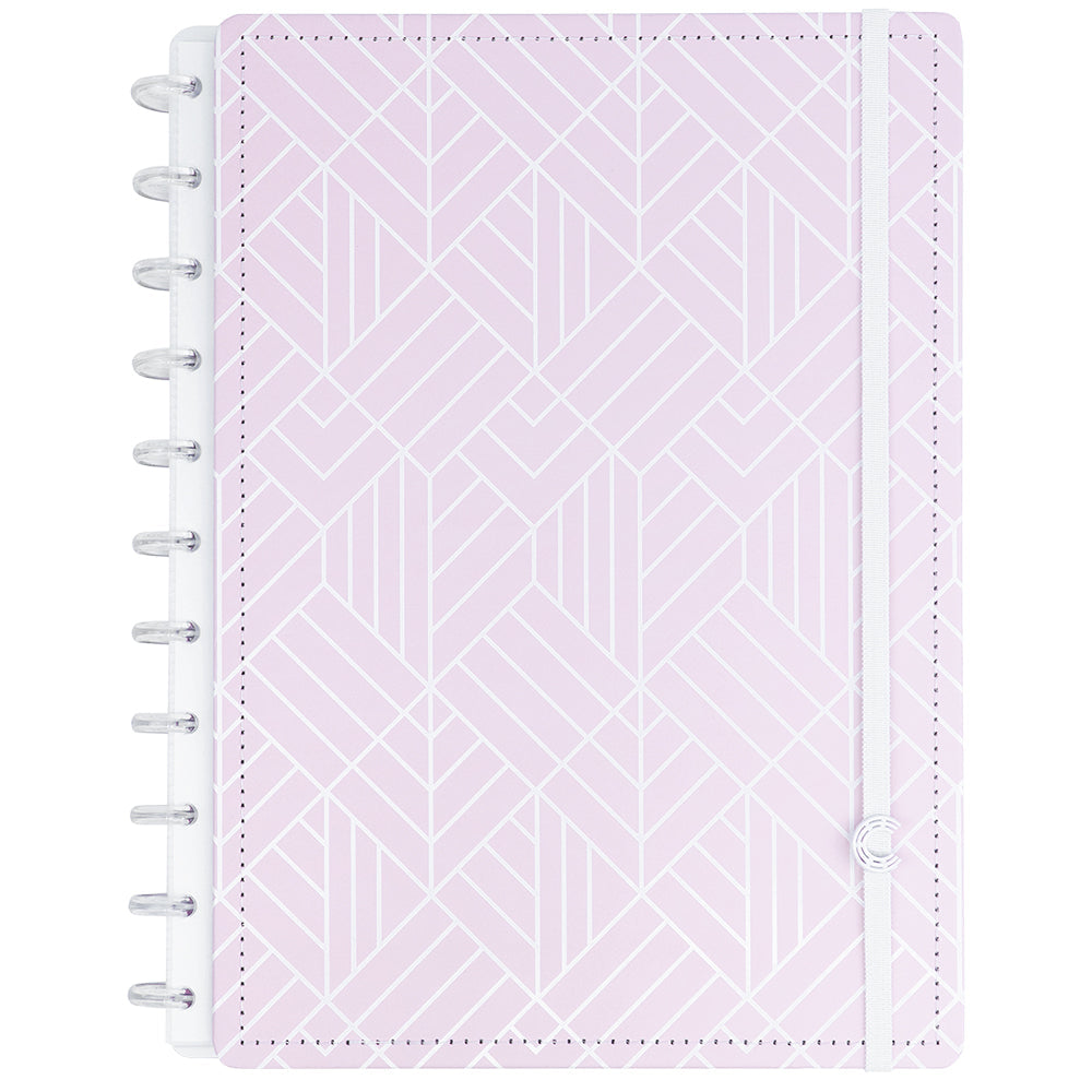 CADERNO ICE PINK - Folhas ROSA com LINHAS BRANCAS Caderno Inteligente ®