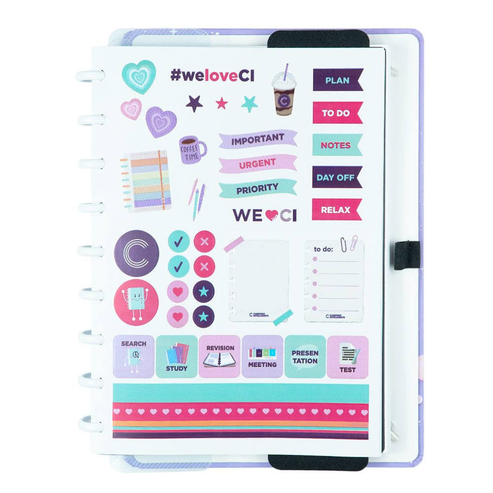 CADERNO PURPLE GALAXY BY GOCASE Caderno Inteligente ®