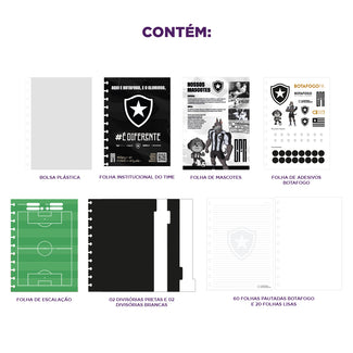 Conteúdo do Caderno Inteligente do Botafogo.
