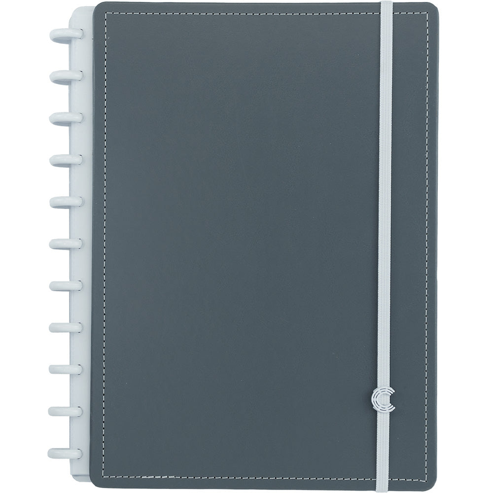 Caderno Casual Cool Gray, tamanho Grande.