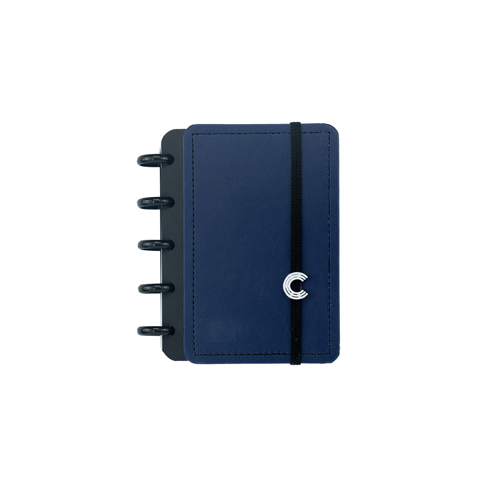 Caderno Casual Dark Blue, tamanho inteligine.