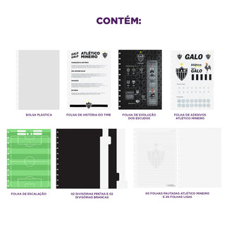 Conteúdo do Caderno Inteligente do Atlético Mineiro.