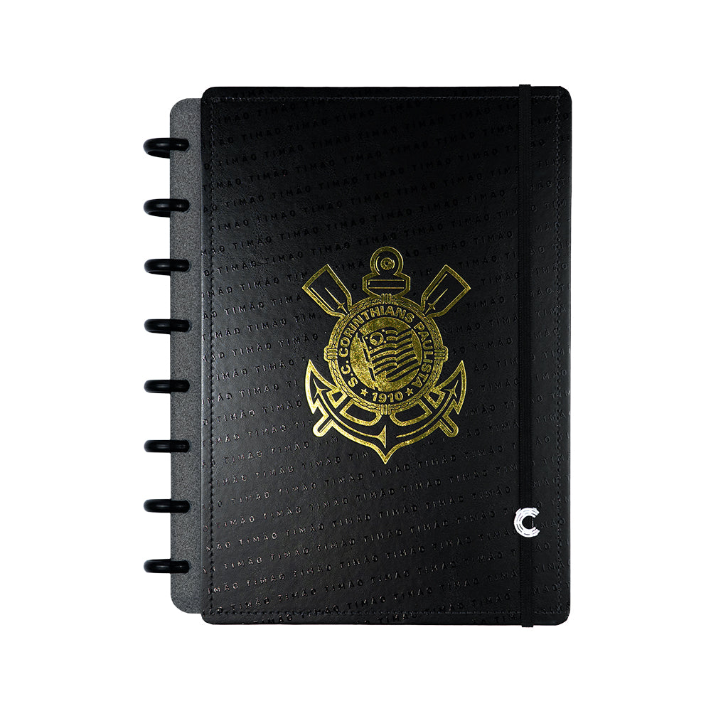 Caderno Inteligente do Corinthians, tamanho A5.