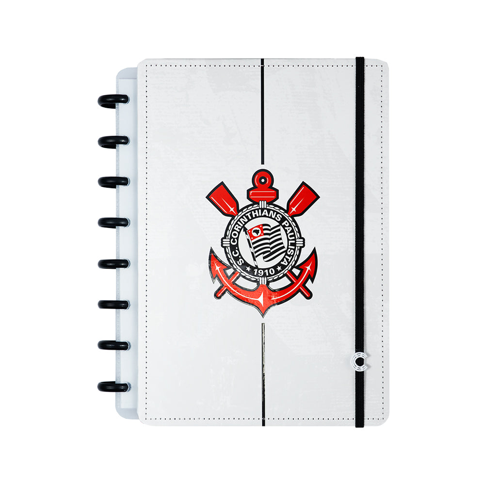 Caderno Inteligente do Corinthians, tamanho A5.