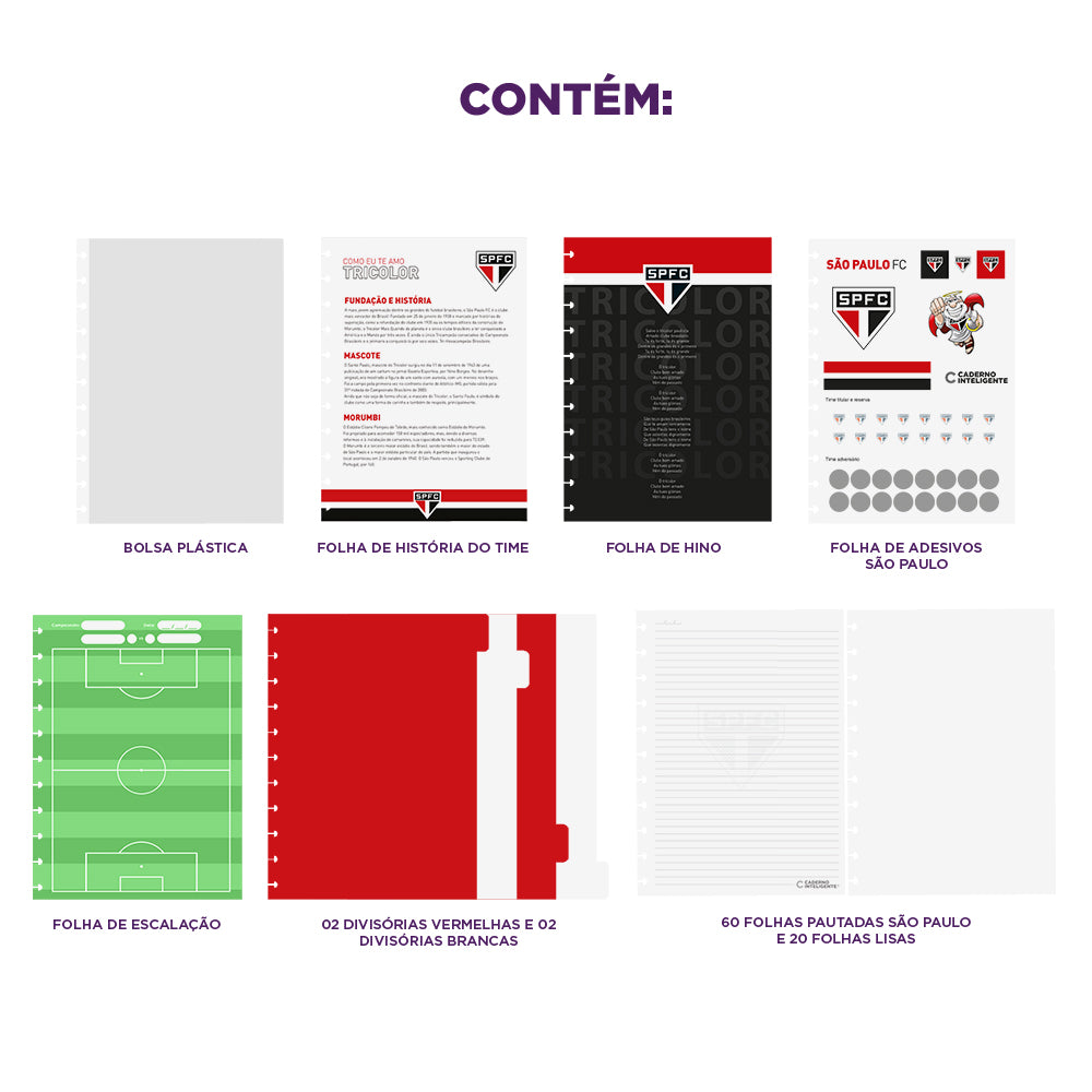 Conteúdo do Caderno Inteligente do São Paulo.