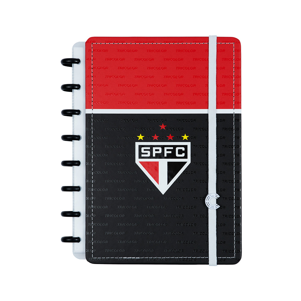 Caderno Inteligente do São Paulo, tamanho A5.