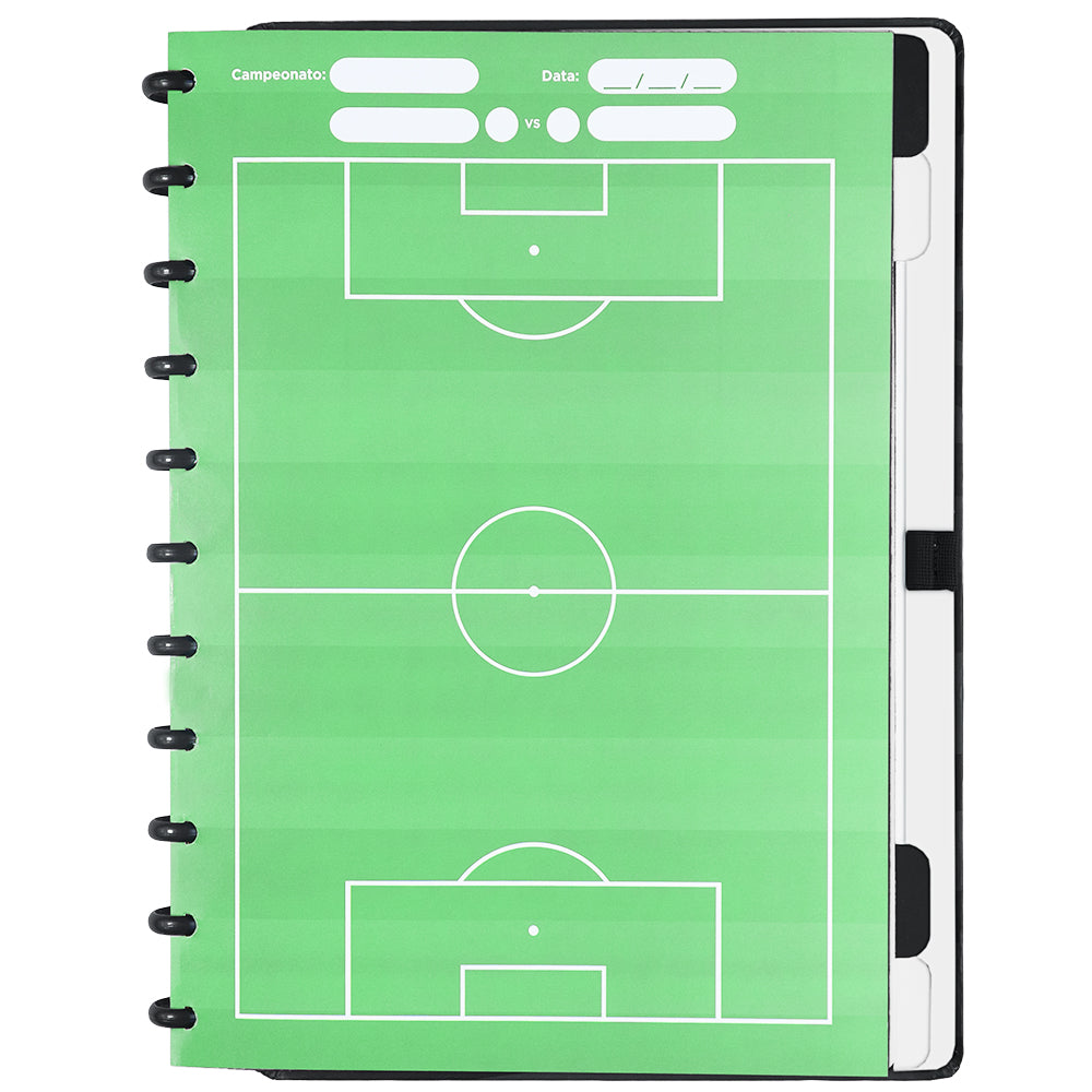 Folha de escalação no Caderno Inteligente do Vasco, tamanho grande.