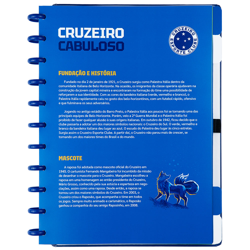 Caderno Cruzeiro Grande, folha de história do time.
