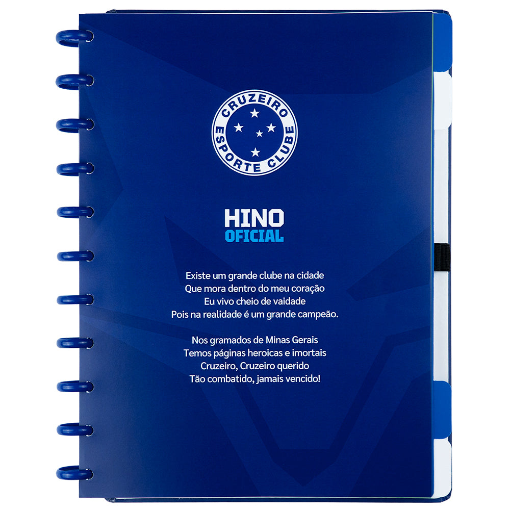Caderno Cruzeiro Grande, página com o hino oficial.