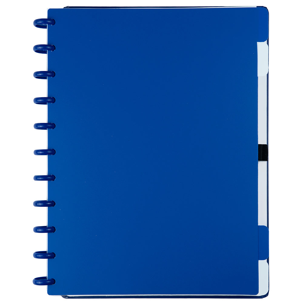 Caderno Cruzeiro Grande, folha de separação azul escuro.