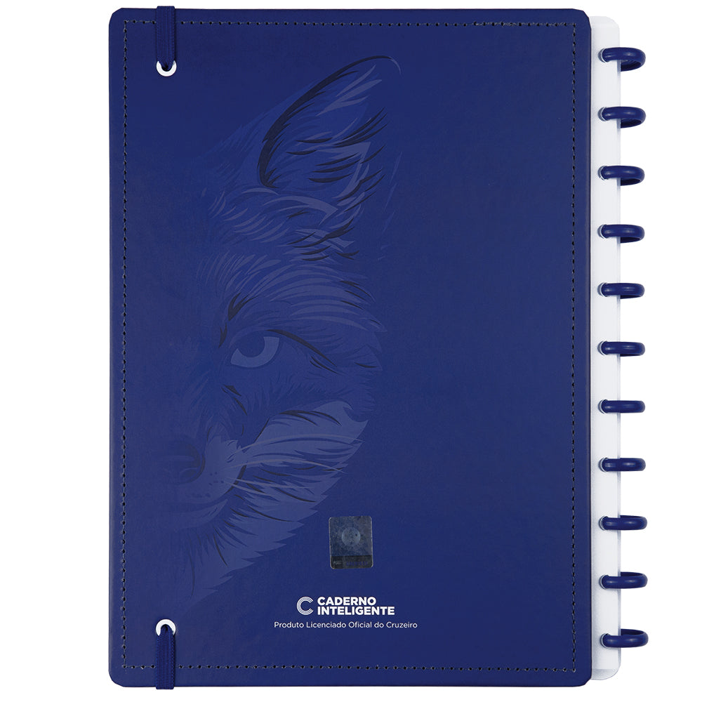 Caderno Cruzeiro Grande, contracapa com uma raposa, símbolo do time.