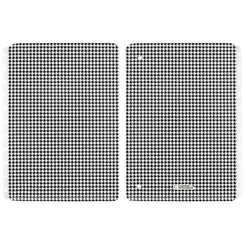 Capa e contracapa Caderno Deluxe Príncipe de Gales, Grande.