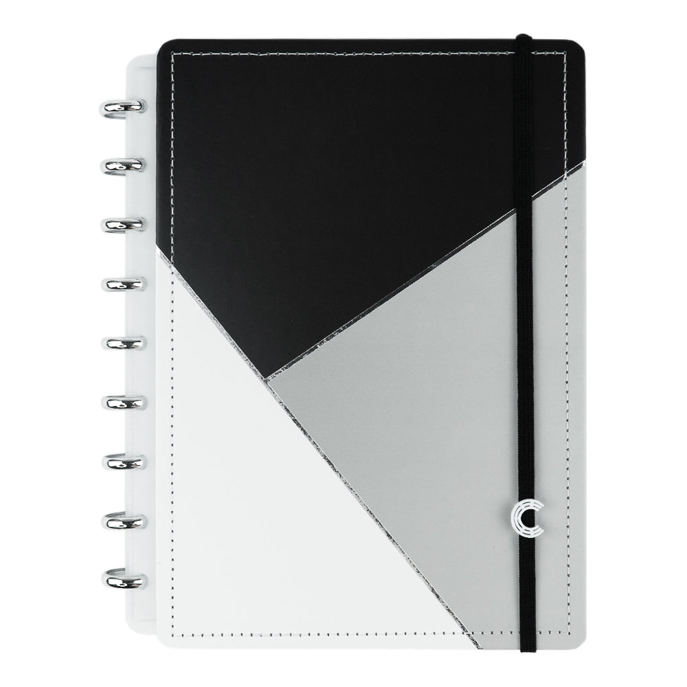 Caderno Greyglam, tamanho médio.