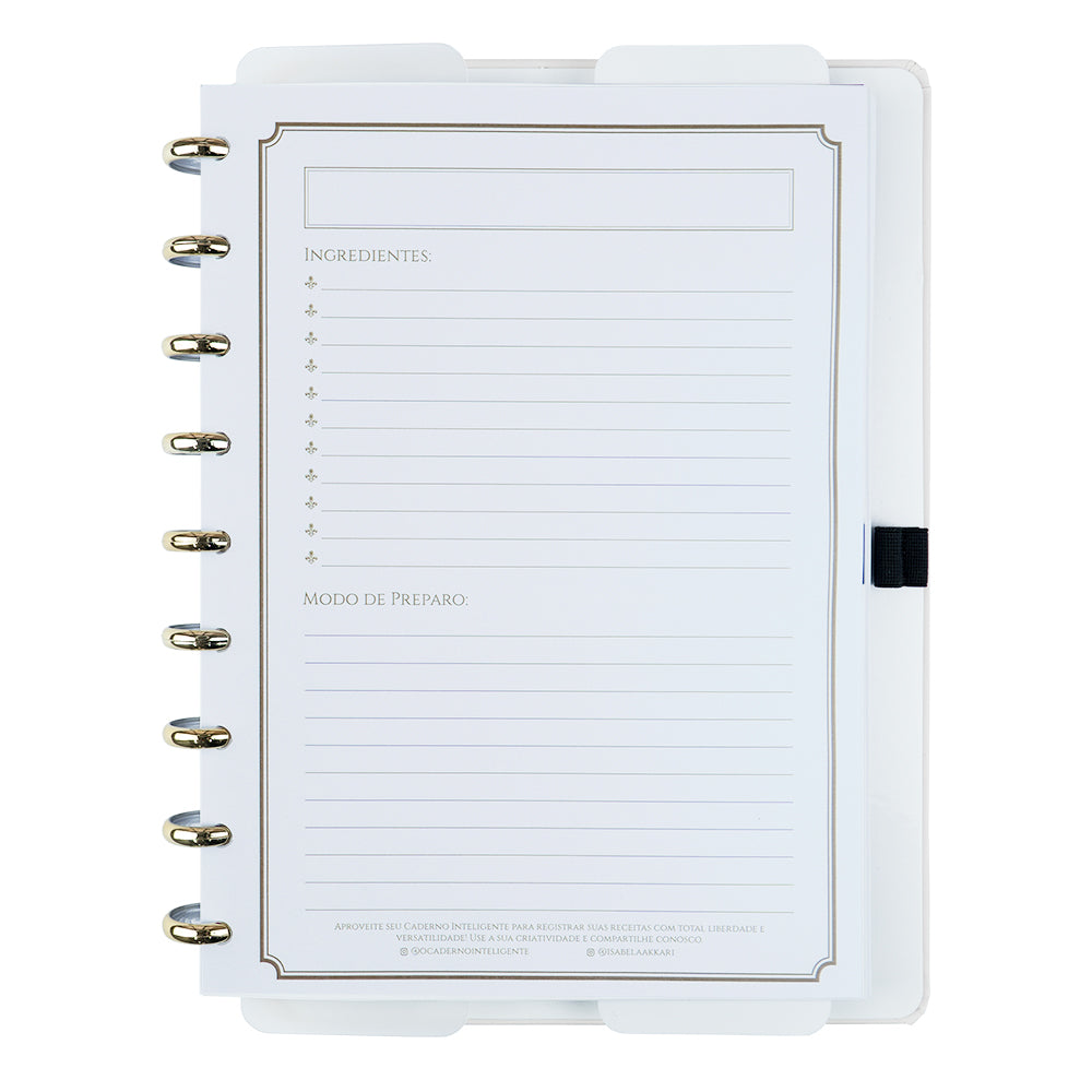 Caderno Isabela Akkari Purple Key Médio.