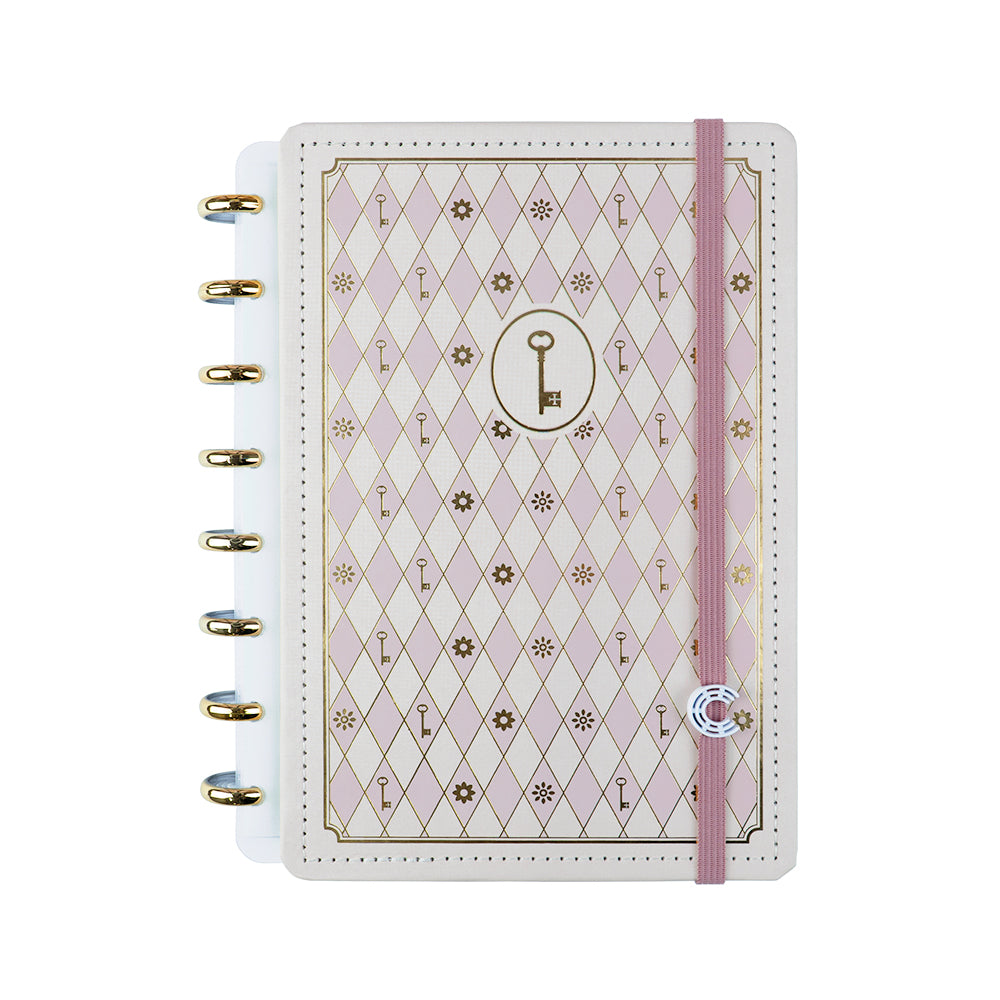 Caderno Isabela Akkari Rose Key A5.