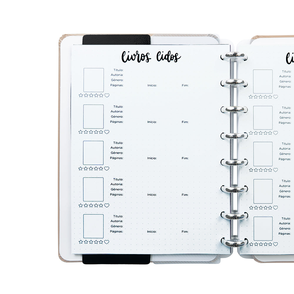 Lista de livros lidos.