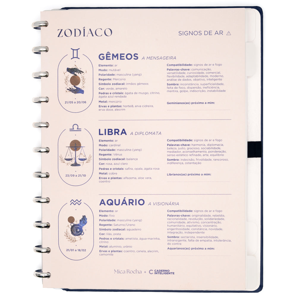 Caderno Mica Rocha Influenciada pela Lua