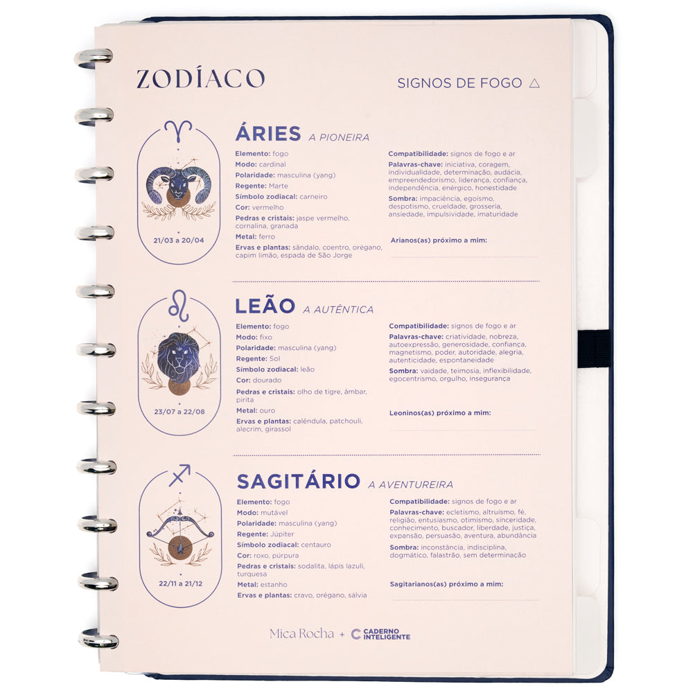 Caderno Mica Rocha Influenciada pela Lua