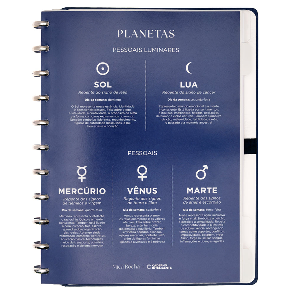 Caderno Mica Rocha Influenciada pela Lua