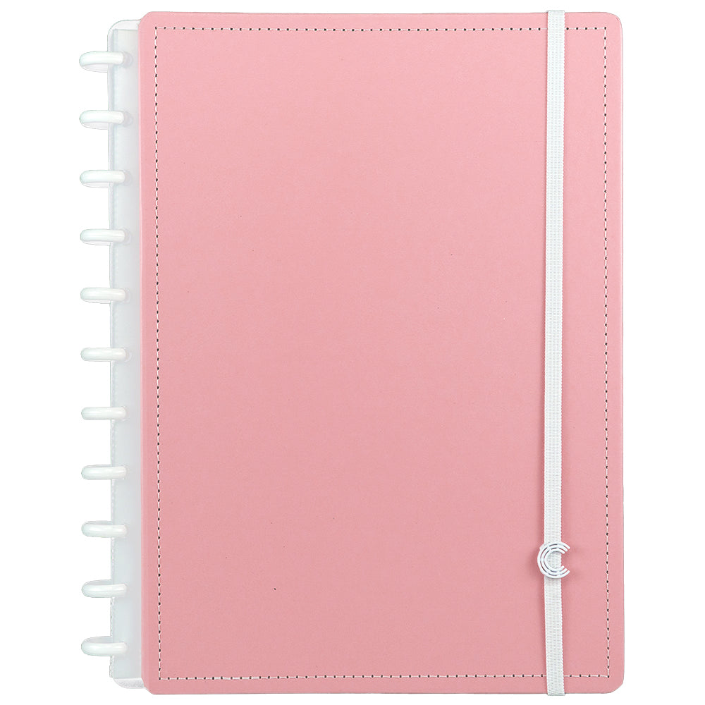 CADERNO ROSE PASTEL