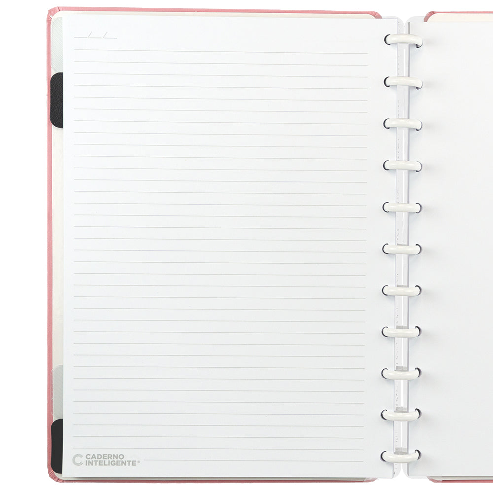 CADERNO ROSE PASTEL