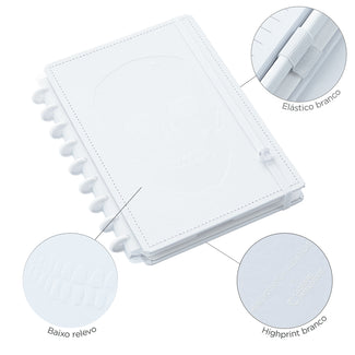 Caderno White Ink Médio.