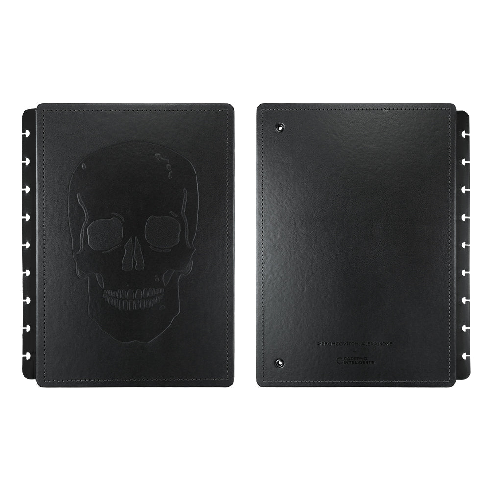 CAPA E CONTRA CAPA  Herchcovitch White Ink Caderno Inteligente ®