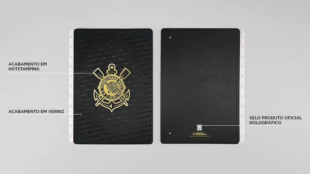 CAPA E CONTRACAPA CORINTHIANS FEL Caderno Inteligente ®