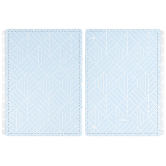 CAPA E CONTRACAPA ICE BLUE Caderno Inteligente ®