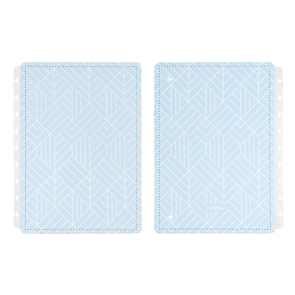 CAPA E CONTRACAPA ICE BLUE Caderno Inteligente ®