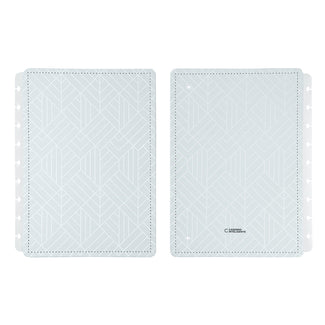 CAPA E CONTRACAPA ICE GREY Caderno Inteligente ®