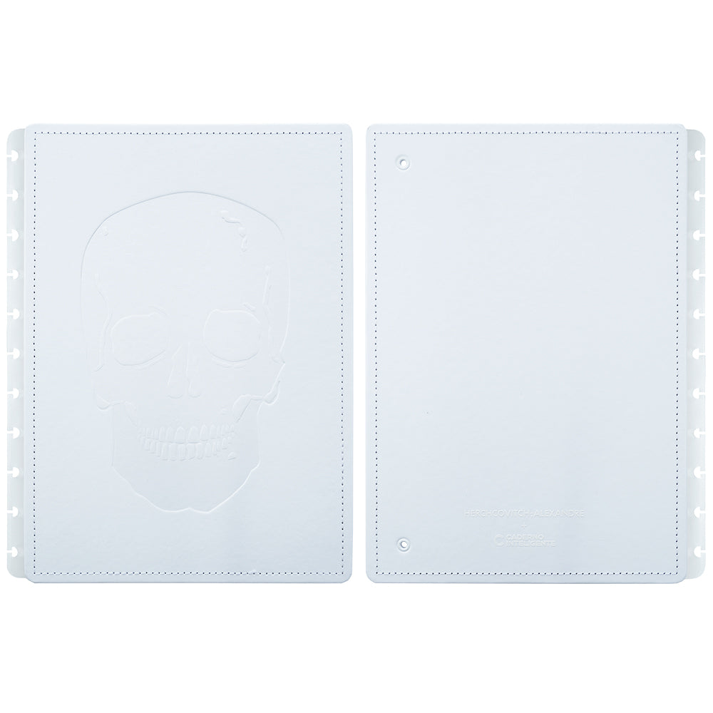 Capa e contracapa White Ink, tamanho grande.