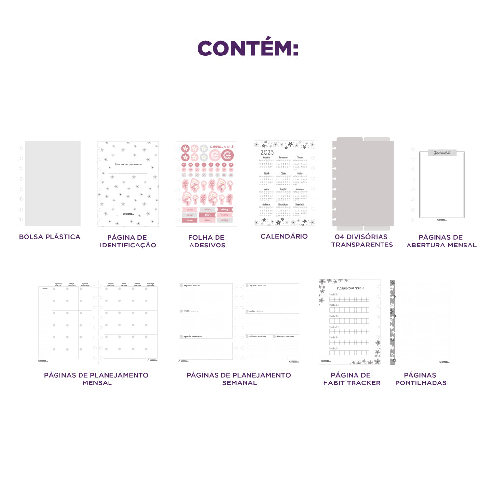 Conteúdo do Planner.