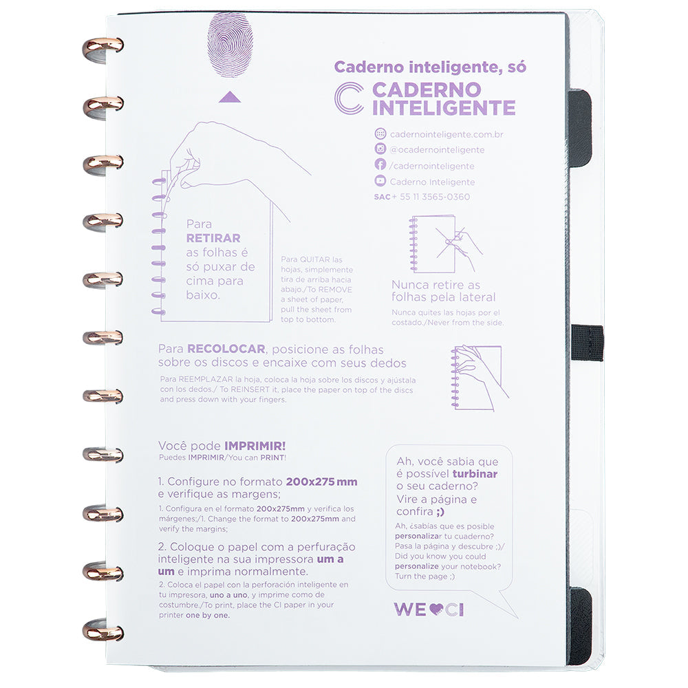 Caderno All White (Teste Personalização) (cópia) CI