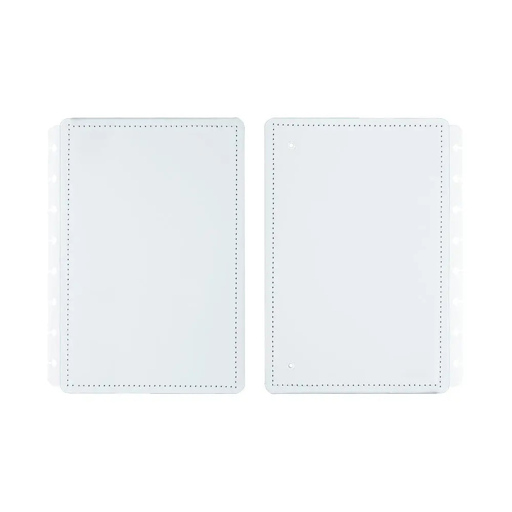 Capa e Contracapa All White Caderno Inteligente ®
