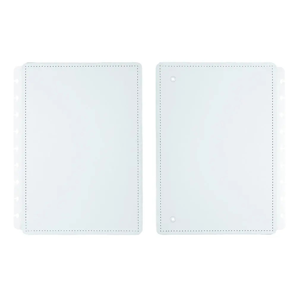 Capa e Contracapa All White Caderno Inteligente ®