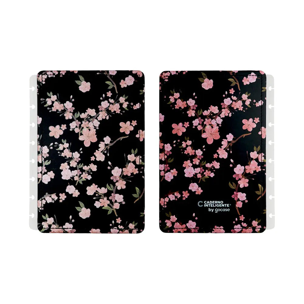 Capa e Contracapa By Gocase Classical Rose Black Capa e Contracapa